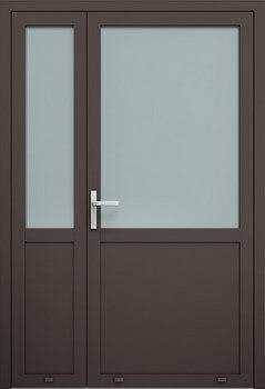 Aluminiowe drzwi zewnętrzne | ral8019